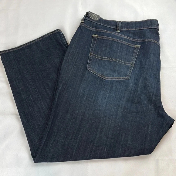 NWT Lucky Brand 181 Relaxed Straight Leg Jean Size Waist 50 Length 32 - Picture 7 of 11